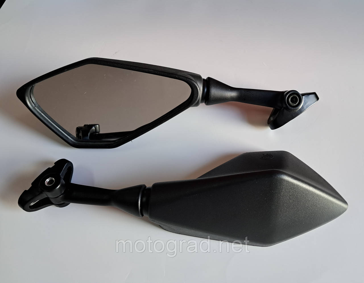 Мото Дзеркала комплект 2 штуки Honda Yamaha Hyosung для мотоциклів Спорт, фото 1