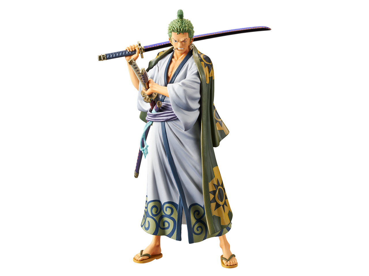 Фігурка Banpresto The Grandline Men Wanokuni vol.2 Roronoa Zoro Зоро One Piece Великий Куш 23 см WST TG RZ OP