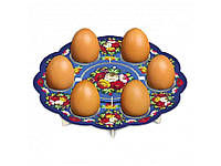 Декоративна підставка для яєць №6 Жостово (6 яєць) ТМ EASTERS "Lv"