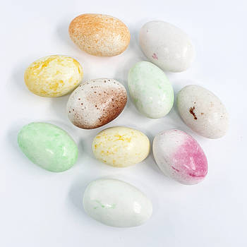 Шоколадні яйця мармурові (мигдаль у шоколаді) — 10 шт.