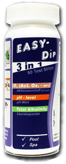 Тест смужки Water-I.D Easy-Dip на 3 параметри (TSL200) 50 шт