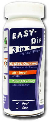 Тест смужки Water-I.D Easy-Dip на 3 параметри (TSL200) 50 шт