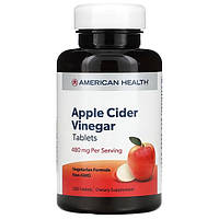 Яблочный уксус в таблетках (Apple Cider Vinegar) American Health 200 таблеток
