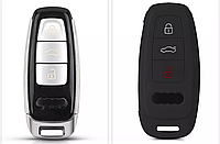 Силиконовый чехол для ключа Audi A3 ,A4, A5, A6, A7, A8, A8L, E-tron 55 TT, Q7, Q8, C8