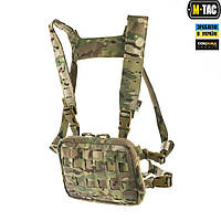 M-TAC CHEST RIG MILITARY ELITE MULTICAM, тактическая плечевая поясная сумка, военная нагрудная сумка мультикам