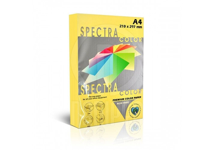 Папір А4 SINAR SPECTRA COLOR 80 г/м2 пастель Canary 115 cвітло-жовтий (500 аркушів)16,4399