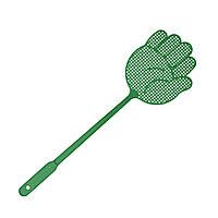 Мухобойка пластиковая "Рука" 40х11 см Зеленый