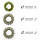Су Джок масажери пружинні - комплект із 3 шт. кілець, Су Джок набір масажні кільця для пальців №1/№2/№3, фото 2