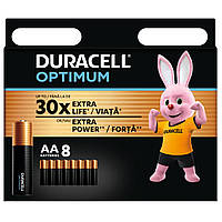 Батарейка DURACELL LR06 AA MN1500 Optimum blist 8