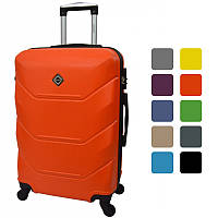 Валіза дорожня Bonro 2019 ABS велика 92 л обертові колеса кодовий замок для поїздок R_8104 Жовтогаряча