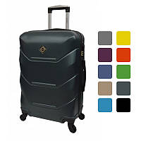 Валіза дорожня Bonro 2019 ABS велика 92 л обертові колеса кодовий замок для поїздок R_8104 Смарагдова