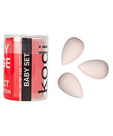 Набір міні-спонжей для нанесення макіяжу Kodi BABY SET