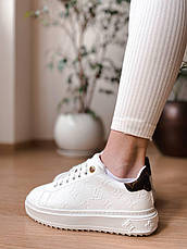 Жіночі кросівки Louis Vuitton Time Out Sneaker White 1A87OS, фото 2
