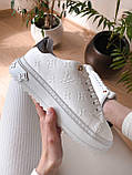 Жіночі кросівки Louis Vuitton Time Out Sneaker White 1A87OS, фото 3