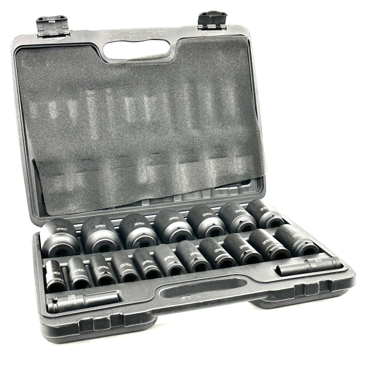 Набір головок до гайковерта LEX 1/2" 10-38 MM 20шт