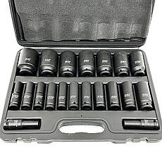 Набір головок до гайковерта LEX 1/2" 10-38 MM 20шт, фото 4