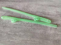 Трубочка многоразовая для коктейля "Пенис" для девичника 19см зеленый