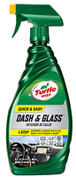 Turtle Wax Dash&Glass Cleaner Quick&Easy универсальный очиститель стекла и пластика салона 500 мл (53005)