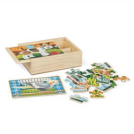 Набір із 4 пазлів в коробці "Домашні тварини" Melissa&Doug (MD3790)