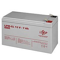 Акумуляторна батарея LogicPower 12 V 7 AH (LPM-GL 12 — 7 AH) GEL