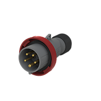 Вилка кабельна ABB 416EP6W, 16А, 3P+N+E, IP67 (2CMA101089R1000)