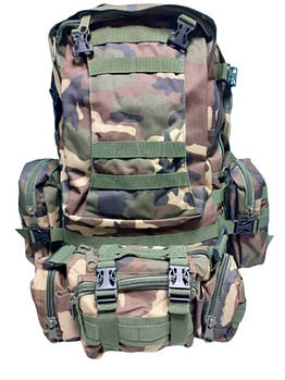 Рюкзак тактичний із підсумками BTMF 55 л Мультиків