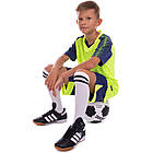 Форма футбольна дитяча Zelart Lingo 8601B розмір 2XS зріст 135-145 см Neon Green-Deep Blue, фото 6