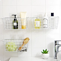 Підвісна полиця на стіну з липучками 290х120х130мм