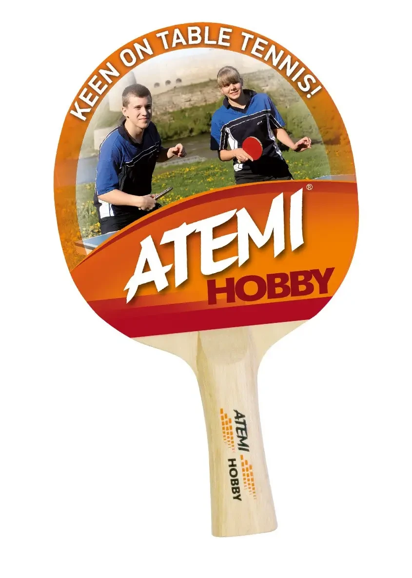 Ракетка для настільного тенісу Atemi Hobby, код: 100567-GSI / ракетка тенісна Атемі, фото 1