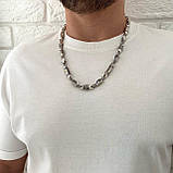 Срібна православний ланцюжок з ликами святих., фото 9