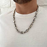 Срібна православний ланцюг з Хрестом, фото 3