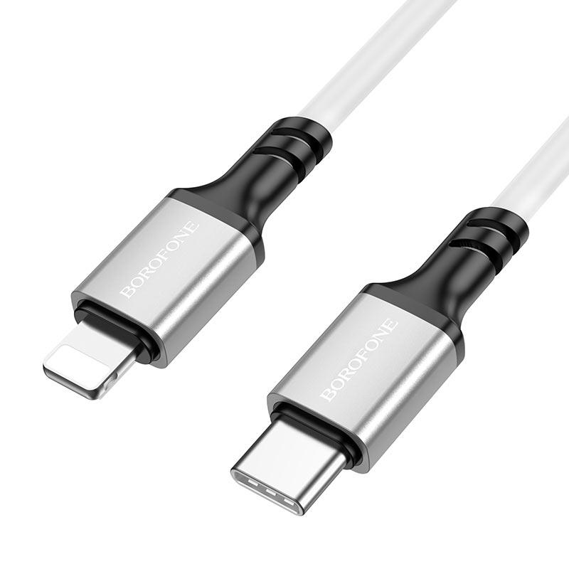 Кабель для зарядки Type-C to Lightning Apple BOROFONE BX83 |1м/PD 20W| Білий, фото 1