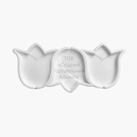 Силіконова форма для льодяників — Тюльпан — 5,5х4 см