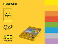 Бумага А4 SINAR SPECTRA COLOR 80 г/м интесив Gold 200 золотой (500 листов) 16,4410