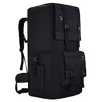 Походной рюкзак 110л (83х40х40см) X110L, Черный / Большой туристический рюкзак