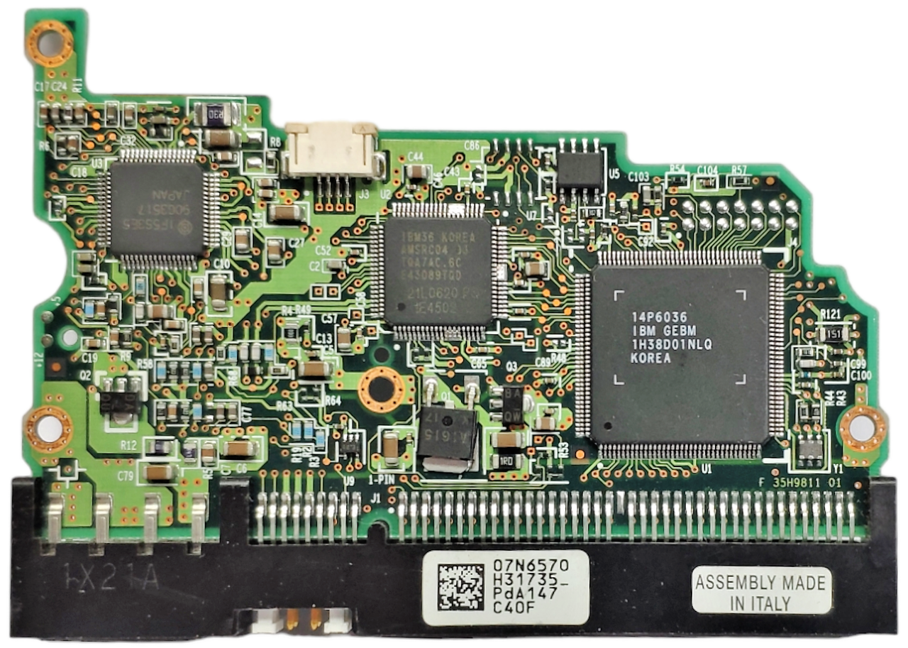Плата HDD PCB 35H9811 07N6570 IBM IC35L020AVER07-0 IC35L040AVER07-0 IC35L060AVER07-0