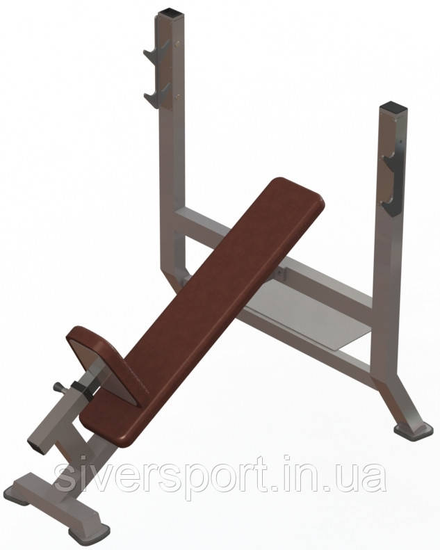 Лавка для жиму під кутом вгору SiverSport SVS-104, фото 1
