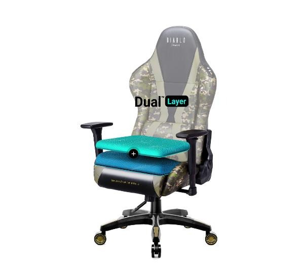 Кресло игровое кожаное Diablo Chairs X-Horn 2.0 Normal Size Legion - фото 7 - id-p1800383132
