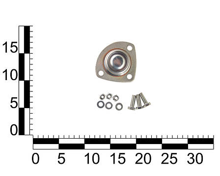 Опора кульова ВАЗ 2101-07, нижн. з кріпленням, фото 2