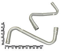 Труба проміжна глушника ГАЗ 2705