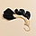 Моно-Каф сережки з чорним пір'ям — На ліве вушко Aushal JEWELRY, фото 8