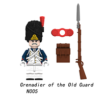 Фігурка французький солдат 17-18 століття мушкетер гренадер королівський гвардієць для