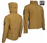 Куртка тактична 101INC SOFTSHELL Coyote, фото 4