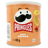 Чипси солодка паприка Прінглс Pringles sweet paprika 40g 12шт/ящ (Код: 00-00013914)