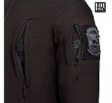 Куртка тактична 101INC SOFTSHELL Black, фото 9