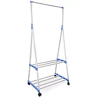 Вешалка для одежды Clothes Rack 68х43.9х152см на колесиках