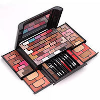 Набір косметики для макіяжу Miss Rose 7002-379 N, тіні для повік, рум'яна, помада для губ, пудра для брів