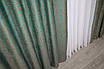 Шторна тканина оксамит (бархат), висота 2,8м. Колір нефритовий. Код 880ш, фото 7