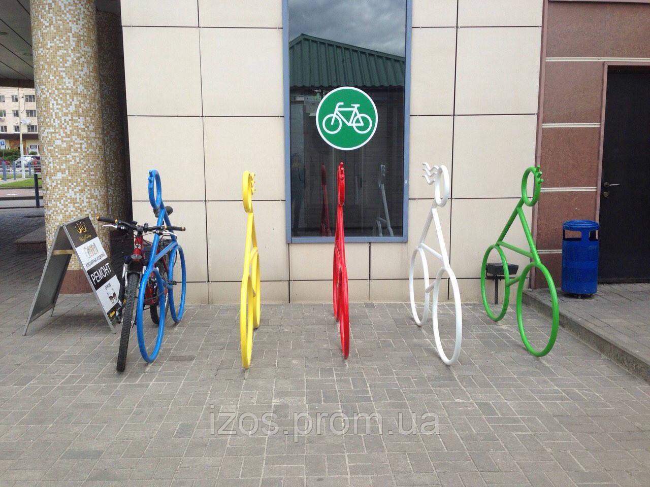 Металлическая парковка для велосипеда - фото 3 - id-p304238834