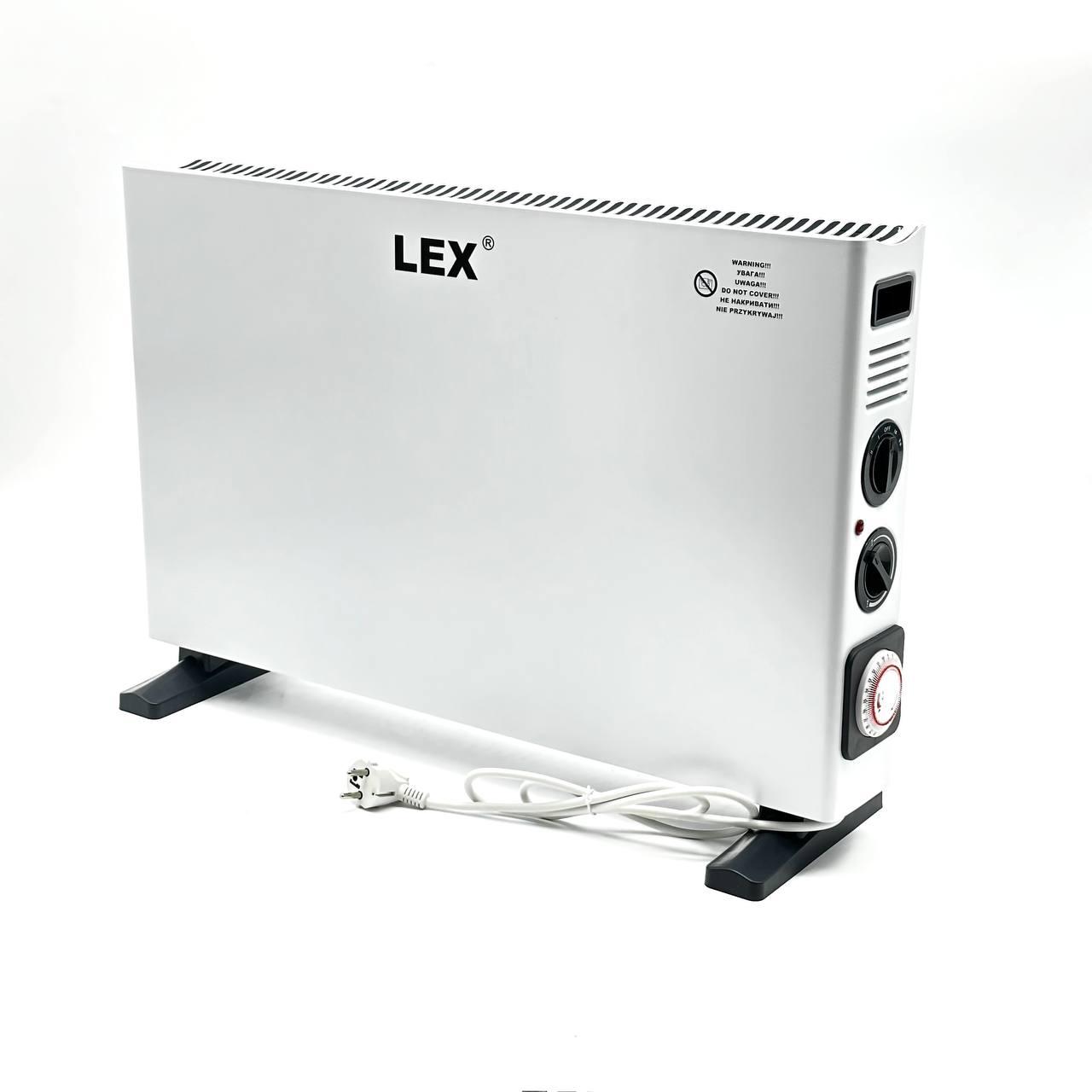 Нагрівач конвекторний електричний LEX LXZCH04FT (з вентилятором)
